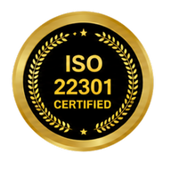 ISO 22301 reference badge